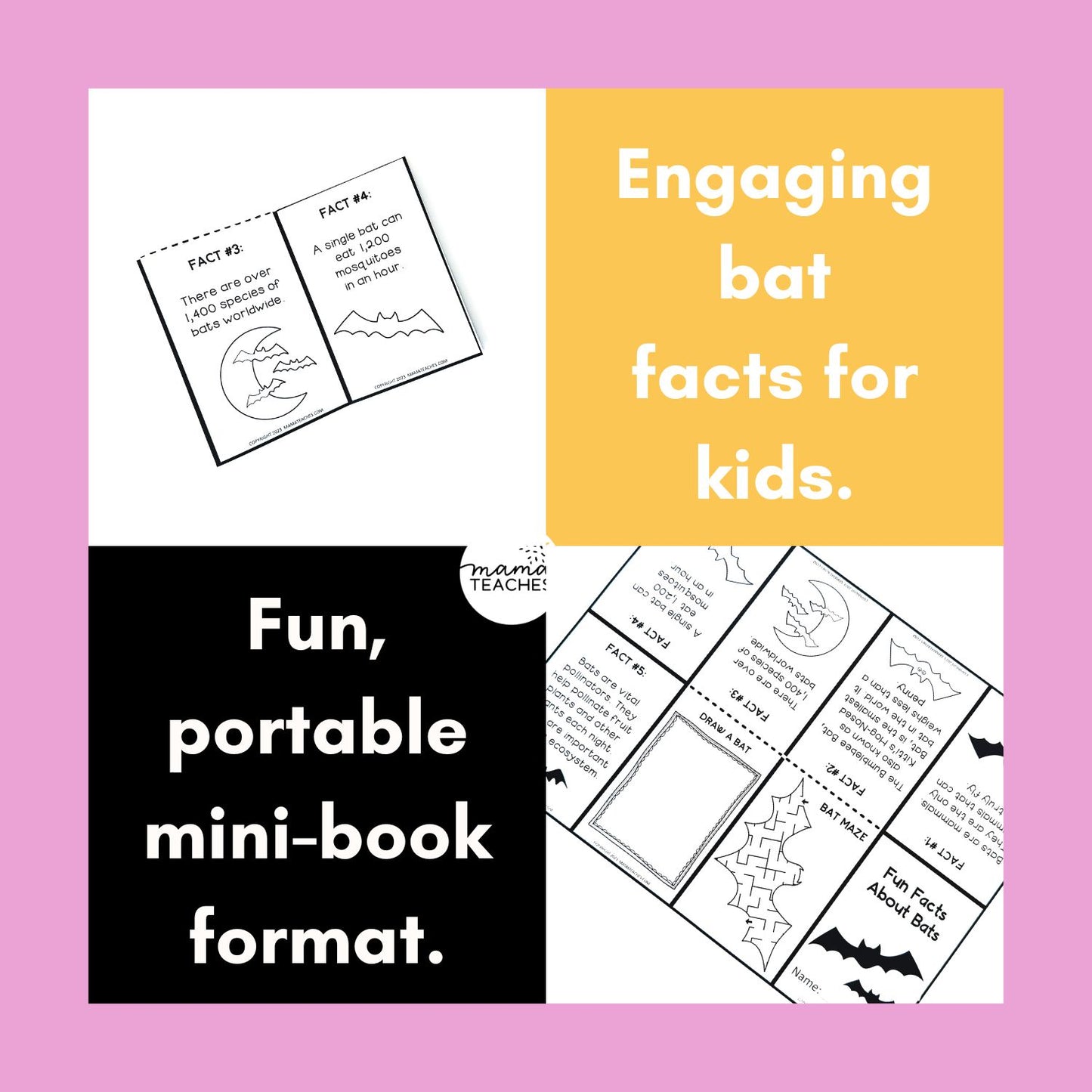 Fun Facts About Bats Mini-Book