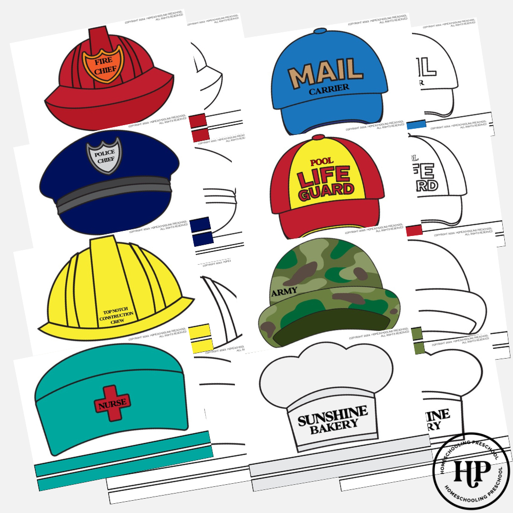 Community Helper Hats