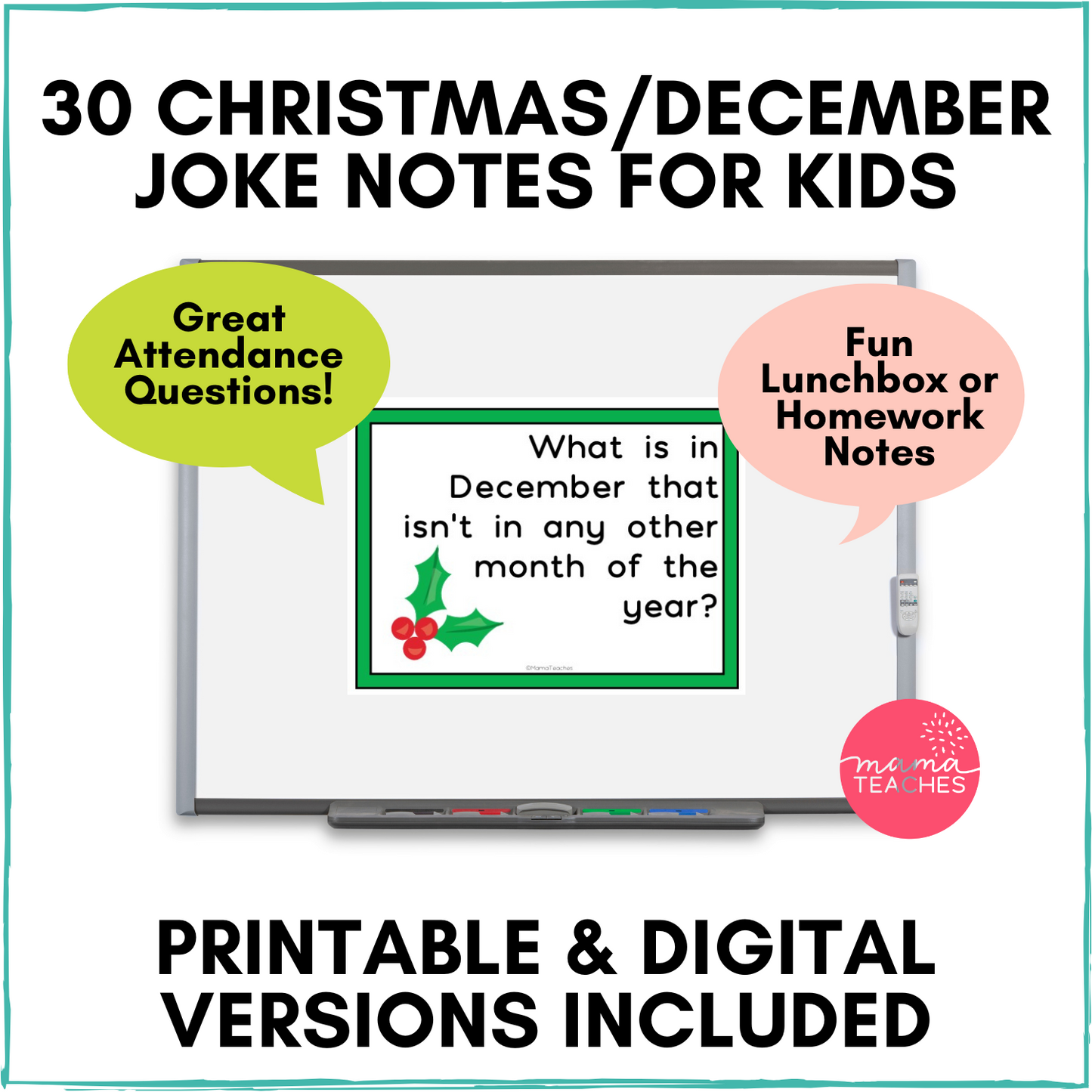Jokes for Kids - Christmas/December