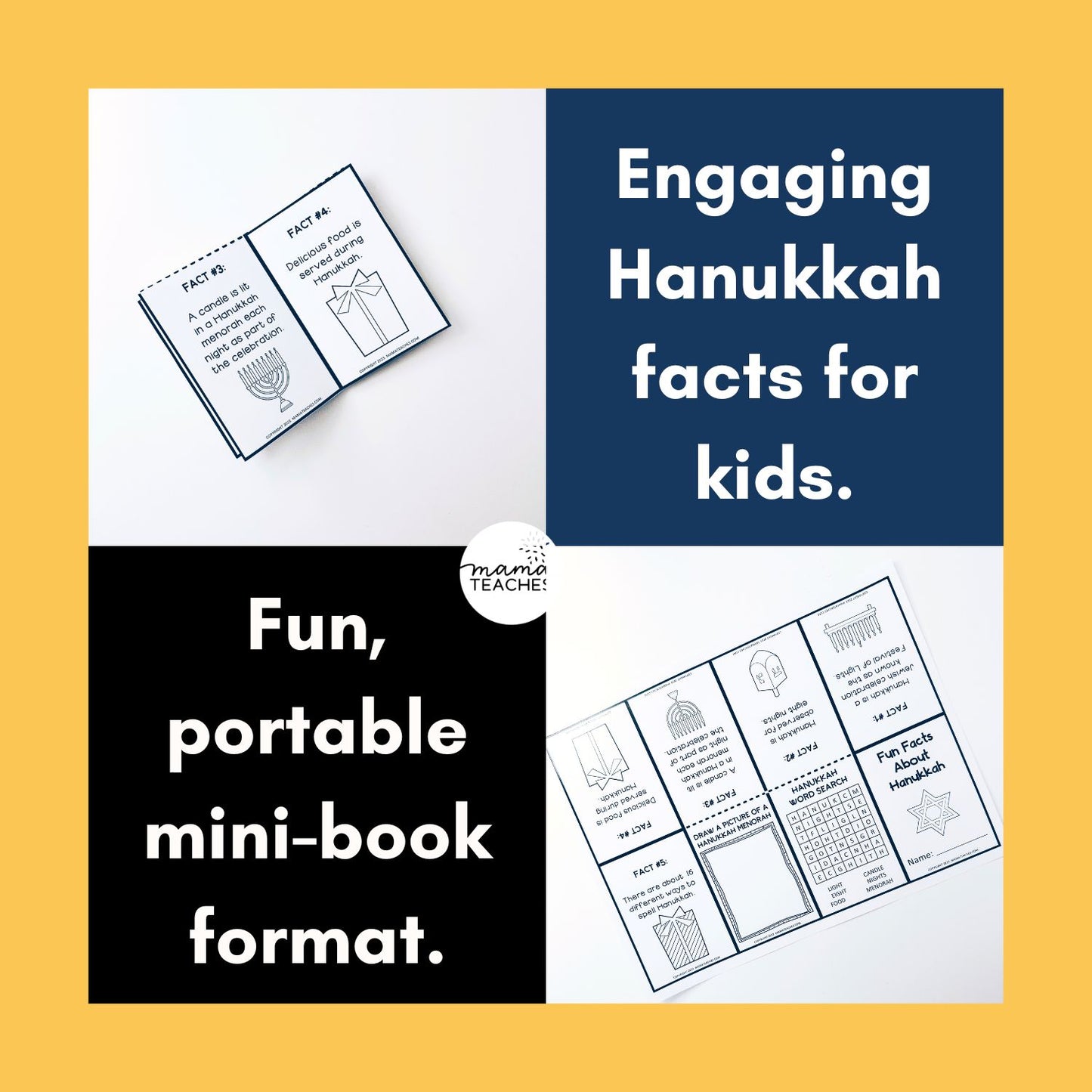Fun Facts About Hanukkah Mini-Book