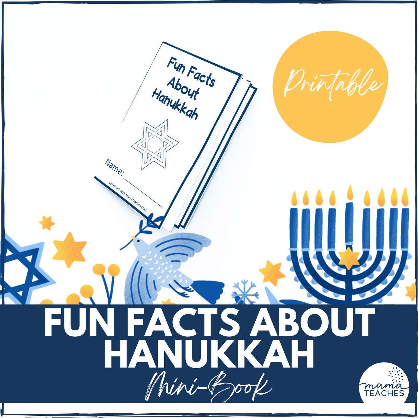 Fun Facts About Hanukkah Mini-Book