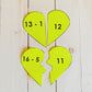 Valentines Day Math - Addition & Subtraction Puzzles
