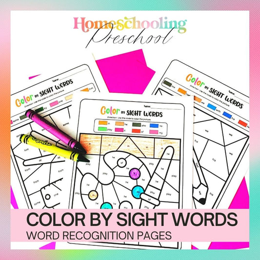 Color by Sight Words