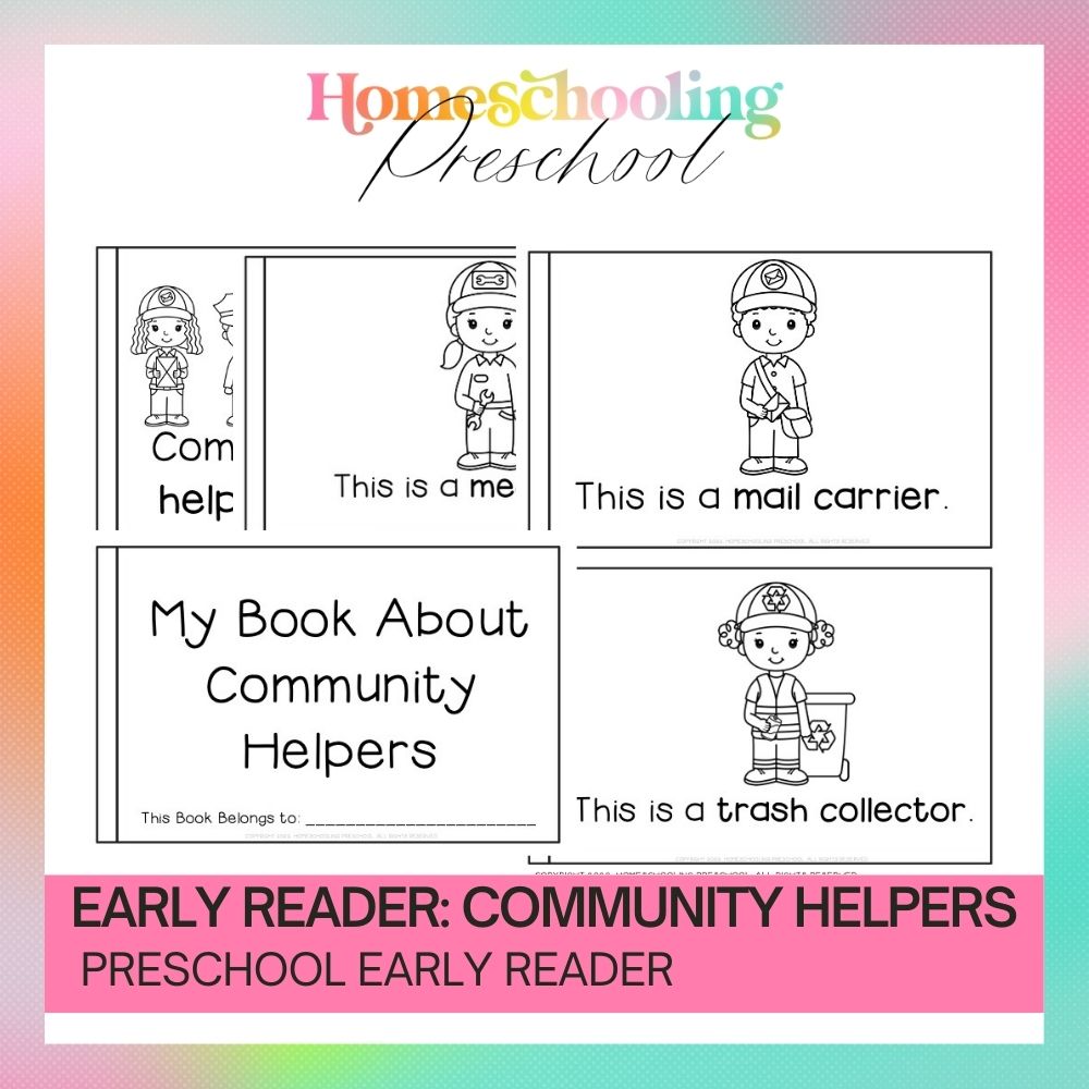 Community Helper Readers Early Reader - Community Helpers β The Sweet Dahlia