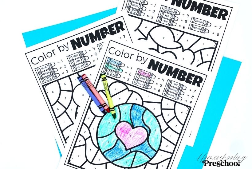 Earth Day Color by Number
