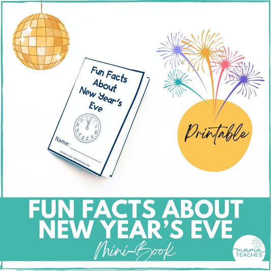 Fun Facts About New Year's Eve Mini-Book