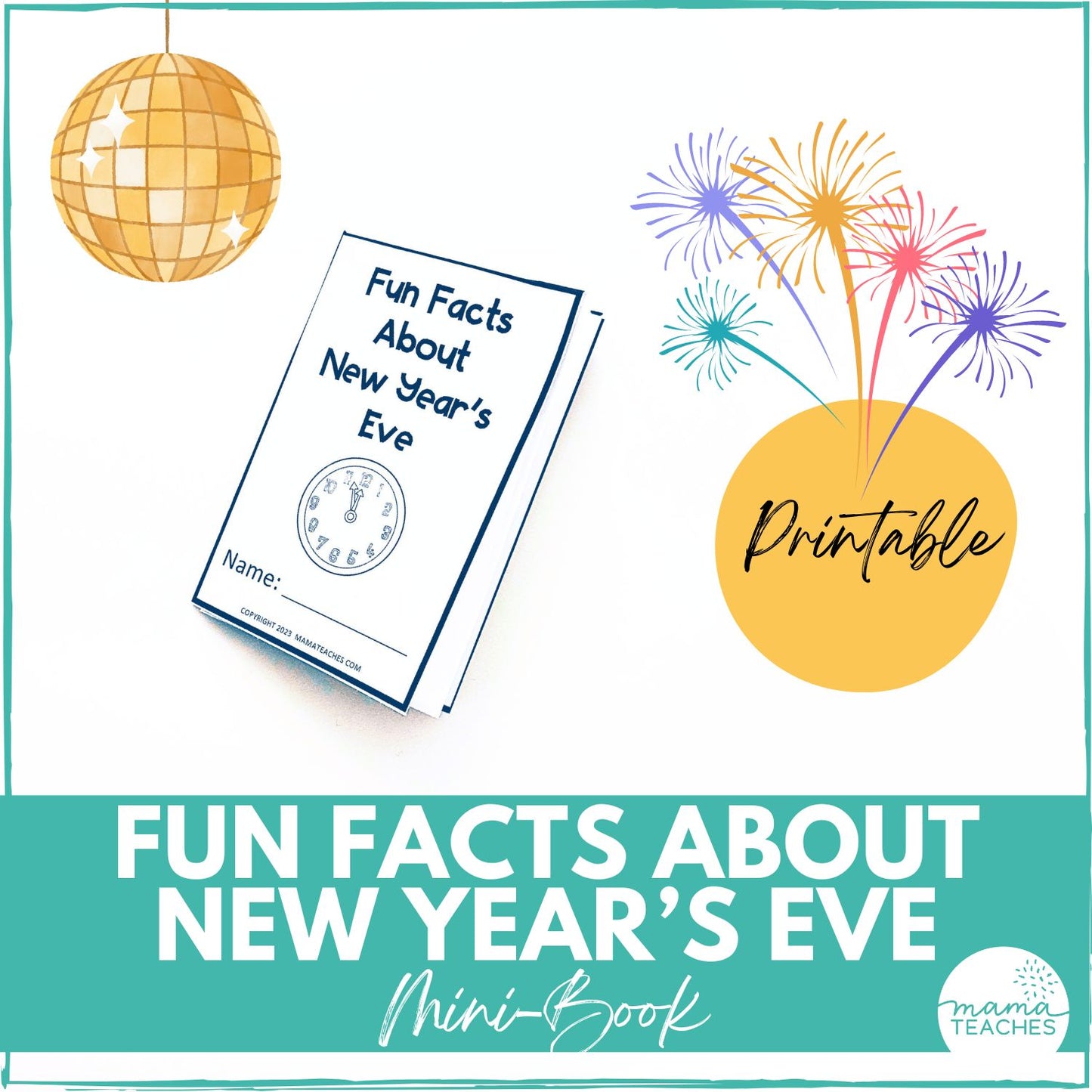December Fun Facts Mini Books Bundle
