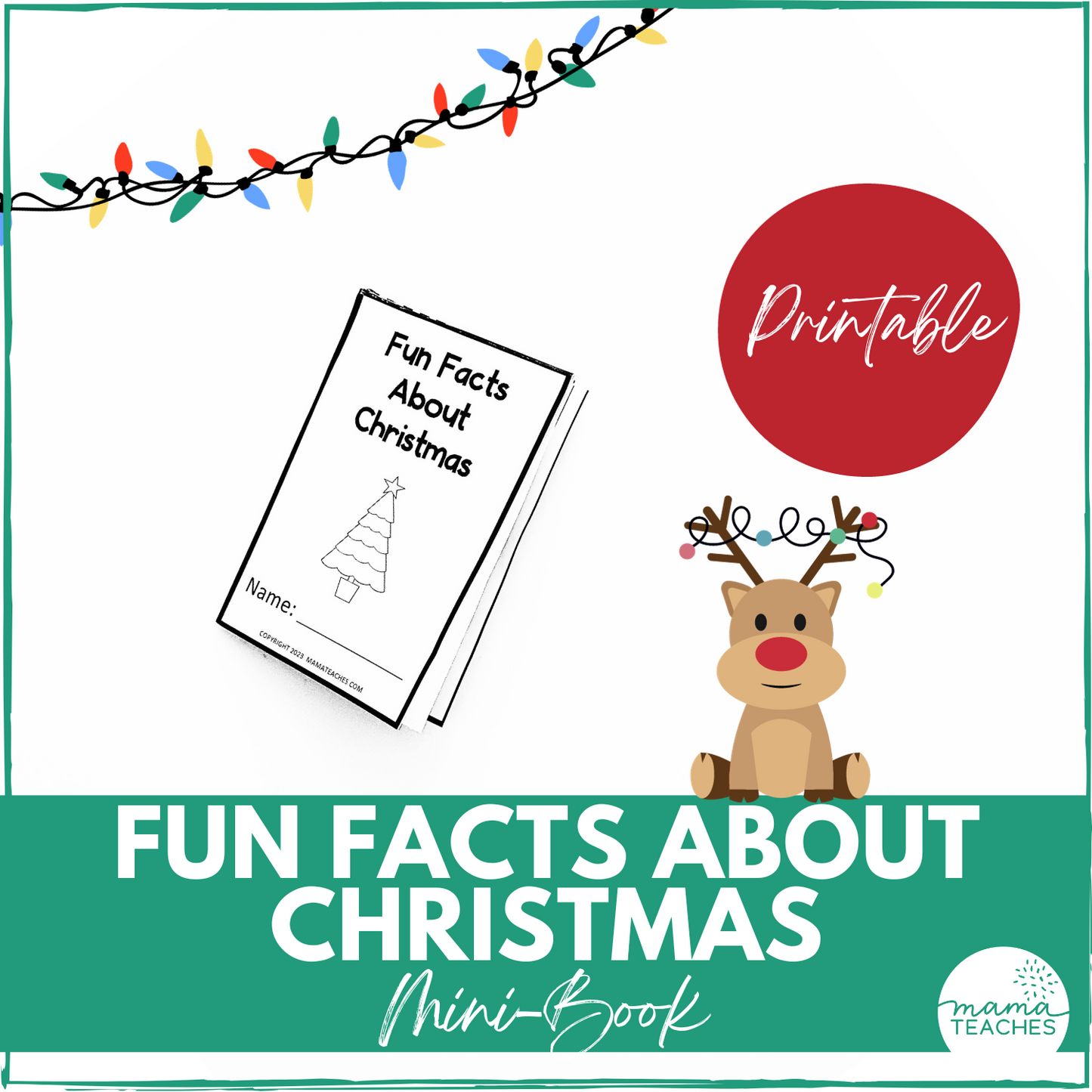 Fun Facts About Christmas Mini-Book