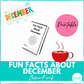 December Fun Facts Mini Books Bundle