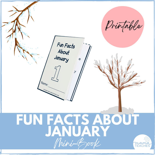 Fun Facts About January Mini Book