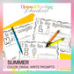 Summer Color, Draw, and Write Prompts