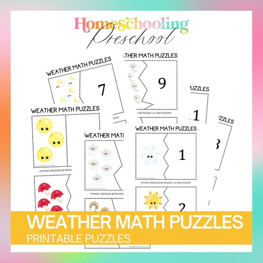 Weather Math Puzzles