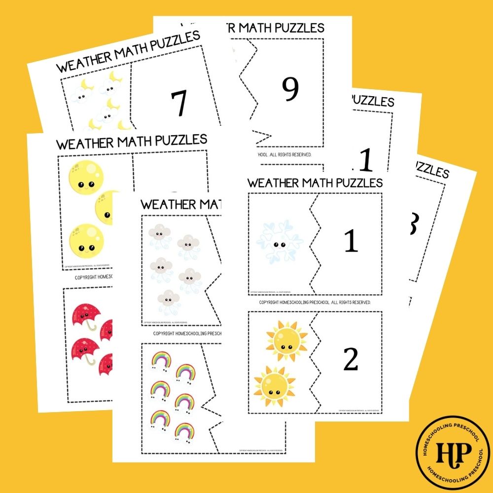 Weather Math Puzzles – The Sweet Dahlia