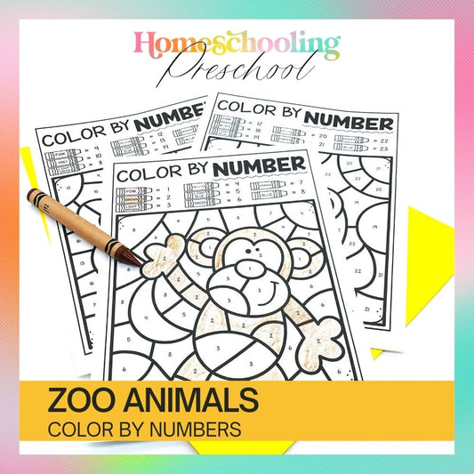 Zoo Color by Number