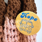 Hope Vintage Retro Bus Pin - 2.25"