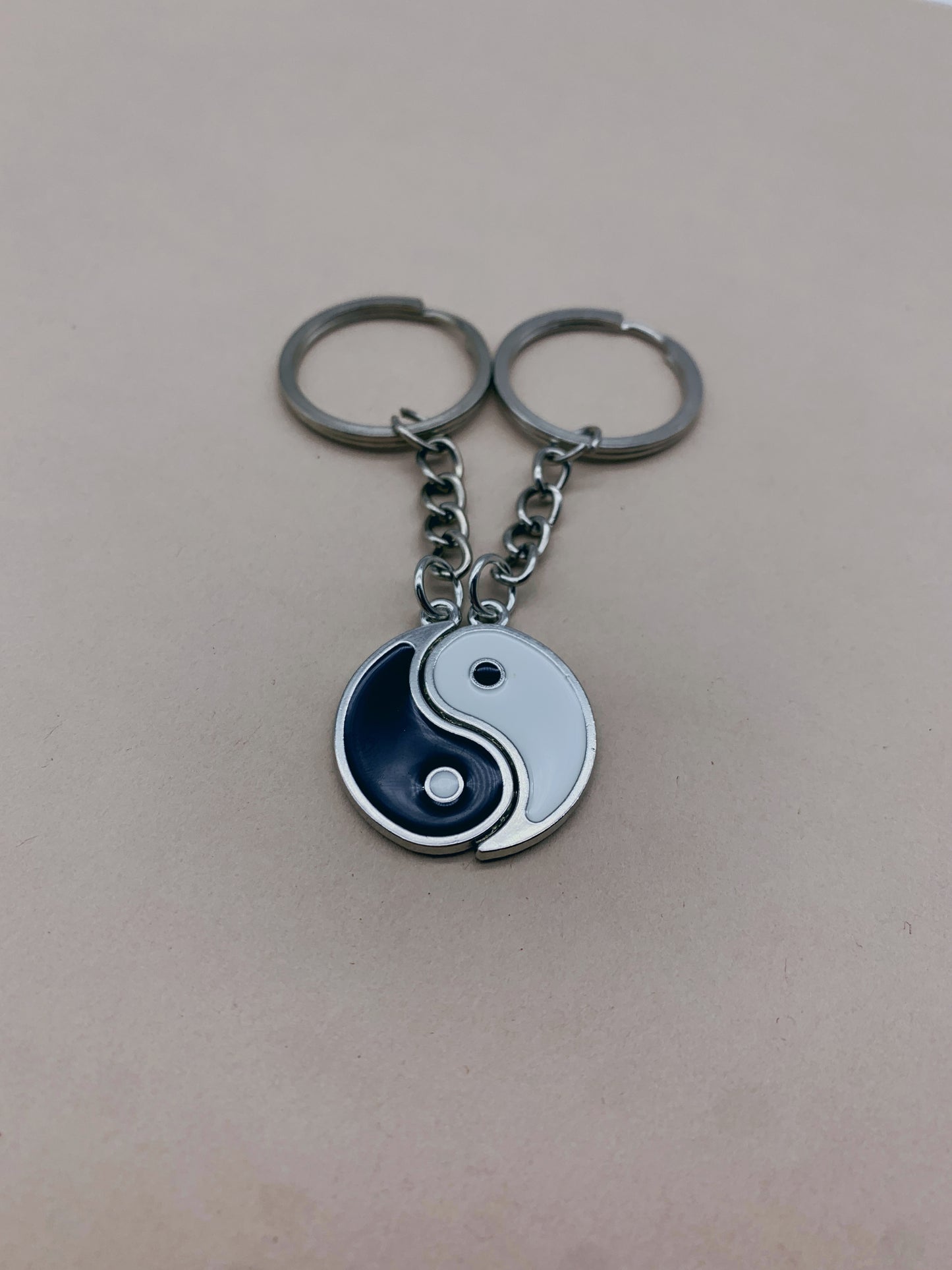 Yin Yang Keychains Set