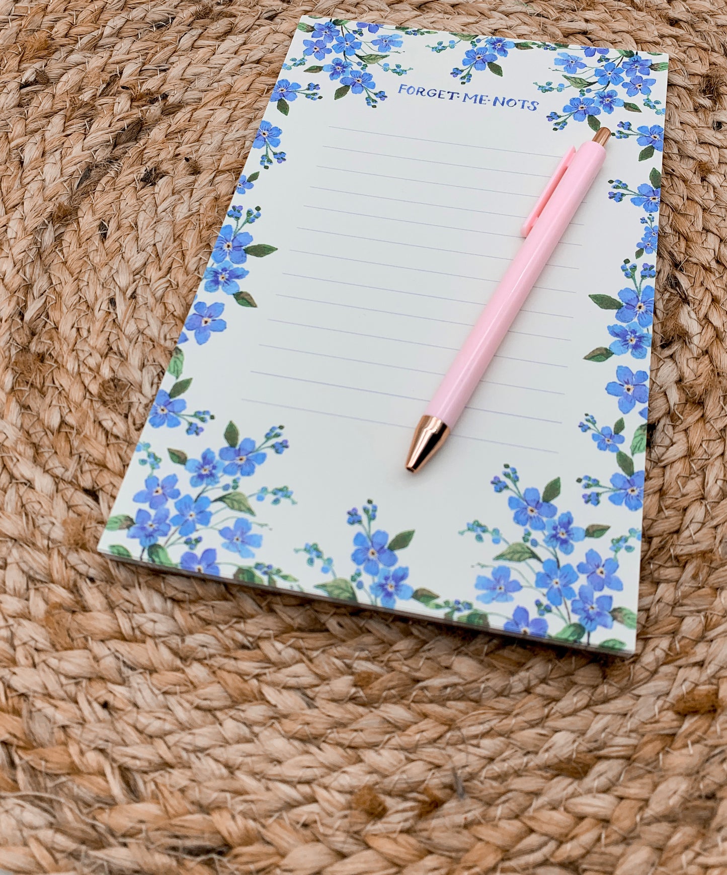 Forget Me Nots Notepad